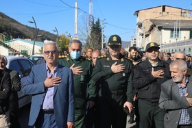 تشییع پیکر «احمد علیزاده» در شهر زیراب - سوادکوه