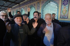 تشییع پیکر «احمد علیزاده» در شهر زیراب - سوادکوه