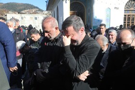 تشییع پیکر «احمد علیزاده» در شهر زیراب - سوادکوه