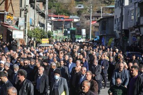 تشییع پیکر «احمد علیزاده» در شهر زیراب - سوادکوه