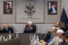 سخنرانی حمزه خلیلی معاون اول قوه قضاییه در رونمایی از سامانه‌های اقدامات حمایتی، اشتغال و کارآفرینیِ سازمان زندان‌ها