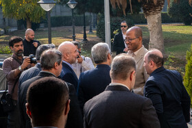 دیدار تاگسه چافو، رئیس مجلس نمایندگان اتیوپی با محمد باقر قالیباف، رییس مجلس شورای اسلامی