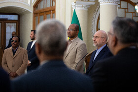 دیدار تاگسه چافو، رئیس مجلس نمایندگان اتیوپی با محمد باقر قالیباف، رییس مجلس شورای اسلامی