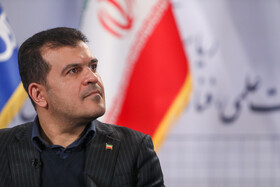 حسین افشین، معاون علمی رییس جمهور در افتتاحیه سیزدهمین نمایشگاه ایران ساخت