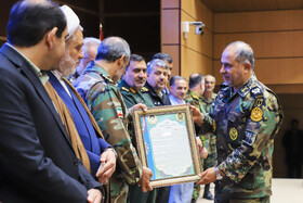  امیر سرتیپ دوم عباس ملکی‌زاده فرمانده جدیدقرارگاه منطقه‌ای جنوب‌شرق نزاجا در مراسم تکریم و معارفه فرمانده قرارگاه منطقه‌ای جنوب‌شرق نزاجا - کرمان