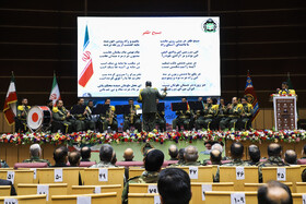 مراسم تکریم و معارفه فرمانده قرارگاه منطقه‌ای جنوب‌شرق نزاجا - کرمان