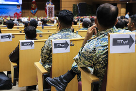 مراسم تکریم و معارفه فرمانده قرارگاه منطقه‌ای جنوب‌شرق نزاجا - کرمان