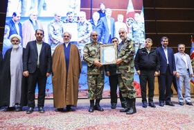 مراسم تکریم و معارفه فرمانده قرارگاه منطقه‌ای جنوب‌شرق نزاجا - کرمان