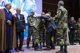 مراسم تکریم و معارفه فرمانده قرارگاه منطقه‌ای جنوب‌شرق نزاجا - کرمان