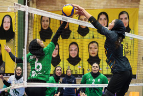 پایان دور رفت والیبال زنان با قهرمانی سایپا و شهرآرکا