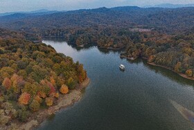 سفید پوش شدن کوهها و پرآب شدن سد در سوادکوه