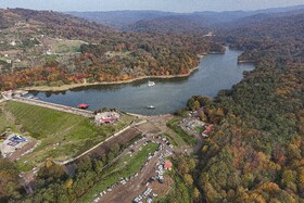 سفید پوش شدن کوهها و پرآب شدن سد در سوادکوه