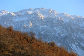 سفید پوش شدن کوهها و پرآب شدن سد در سوادکوه