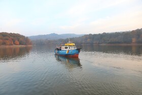 سفید پوش شدن کوهها و پرآب شدن سد در سوادکوه