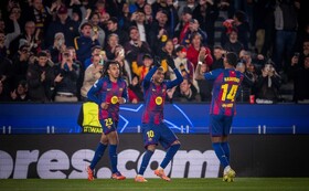 پیروزی بارسلونا و اتلتیکو مادرید در لالیگا/ رافینا بریس کرد