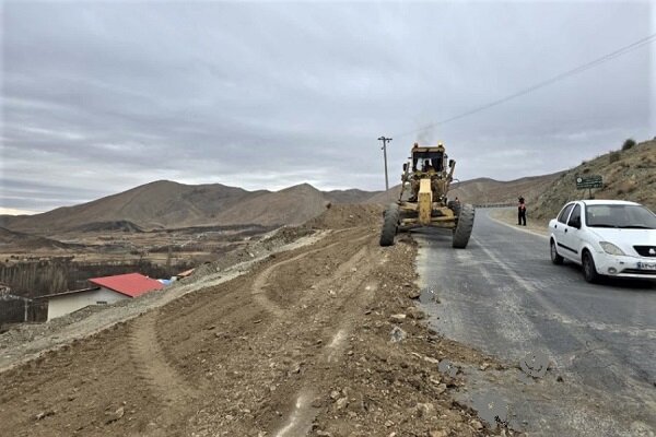 اجرای طرح تعریض قوس محور دستجرد - تفرش