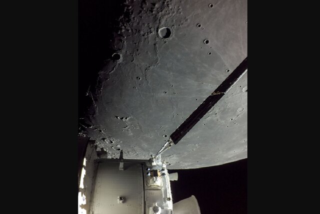 عکس روز ناسا از ملاقات کپسول «اوریون» با اقیانوس طوفان‌ها