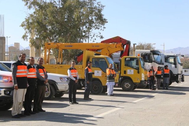 آمادگی راهداری سیستان و بلوچستان در پی هشدار سطح زرد سازمان هواشناسی