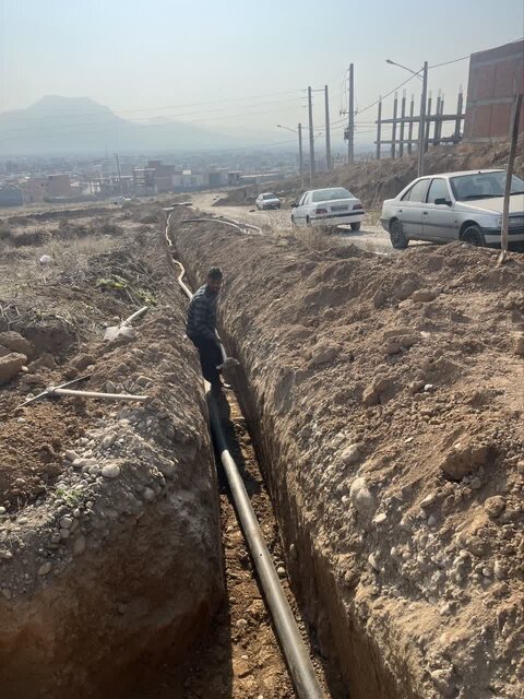آغاز عملیات لوله‌گذاری پروژه آبرسانی به شهرک مسکن ملی جوانان در کلاله