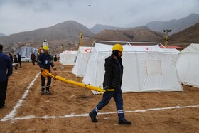 مانور تمام عیار زلزله و سیل در بجنورد