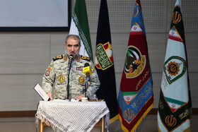 سخنرانی سردار حبیب‌الله جان‌نثاری معاون بازرسی بنیاد حفظ آثار و نشر ارزش‌های دفاع مقدس و مقاومت در آئین تکریم و معارفه مدیرکل بنیاد حفظ آثار و نشر ارزش‌های دفاع مقدس و مقاومت استان اردبیل