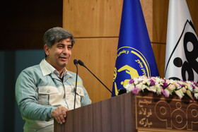 سخنرانی سعید زرندی، مدیرعامل شرکت فولاد مبارکه اصفهان در آیین امضای تفاهم‌نامه گروه فولاد مبارکه و کمیته امداد امام خمینی(ره)