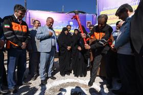 آیین کلنگ‌زنی تقطع غیرهمسطح ورودی شهر مجلسی