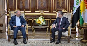 رایزنی سفیر ایران با نخست‌وزیر اقلیم کردستان عراق