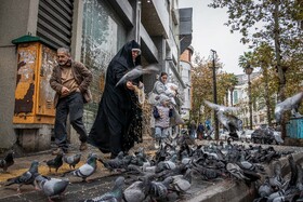 بارش باران پاییزی - رشت