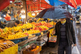 بارش باران پاییزی - رشت