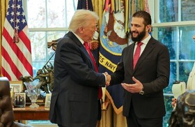 پیام تسلیت الجولانی به ترامپ در پی حمله تدمر