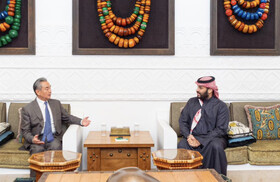 دیدار ولیعهد سعودی با وزیر امور خارجه چین در ریاض