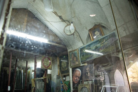 اثرات فرونشست در بازارچه خیابان بیدآباد اصفهان