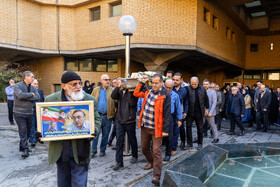 مراسم تشییع پیکر کامران فانی