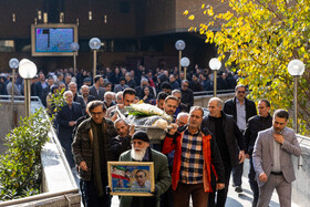 مراسم تشییع پیکر کامران فانی