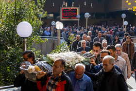 مراسم تشییع پیکر کامران فانی