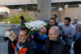 مراسم تشییع پیکر کامران فانی