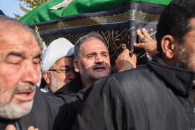 مراسم تشییع پیکر «آیت الله سید محمد شاهچراغی» در سمنان