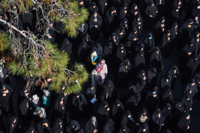 مراسم تشییع پیکر «آیت الله سید محمد شاهچراغی» در سمنان