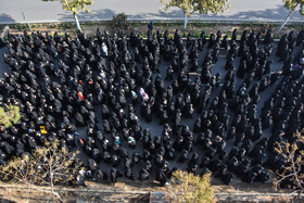 مراسم تشییع پیکر «آیت الله سید محمد شاهچراغی» در سمنان