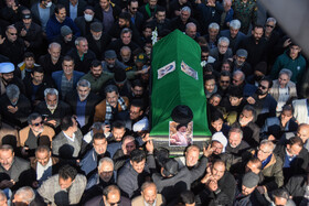 مراسم تشییع پیکر «آیت الله سید محمد شاهچراغی» در سمنان