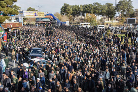 مراسم تشییع پیکر «آیت الله سید محمد شاهچراغی» در سمنان