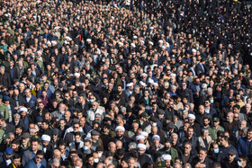 مراسم تشییع پیکر «آیت الله سید محمد شاهچراغی» در سمنان