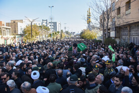 مراسم تشییع پیکر «آیت الله سید محمد شاهچراغی» در سمنان