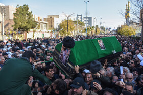مراسم تشییع پیکر «آیت الله سید محمد  شاهچراغی» در سمنان