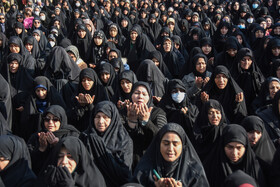 مراسم تشییع پیکر «آیت الله سید محمد شاهچراغی» در سمنان