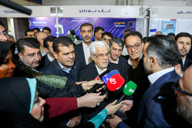 بازدید محمدرضا عارف، معاون اول رییس جمهور از نمایشگاه ایران ساخت