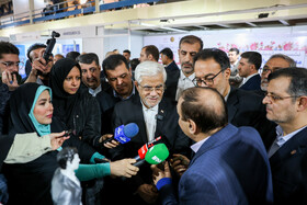 بازدید محمدرضا عارف، معاون اول رییس جمهور از نمایشگاه ایران ساخت