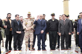 سفر یکروزه اسکندر مومنی، وزیر کشور به استان گلستان - غبار روبی مزار شهدا امام زاده عبدالله گرگان