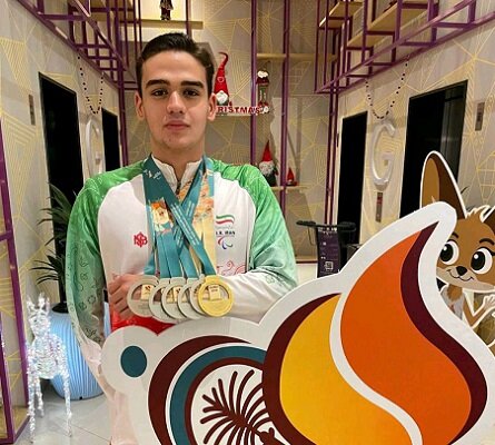 کسب ۶ مدال رشته پارا شنای مسابقات پاراآسیایی توسط دانش آموز کرمانی